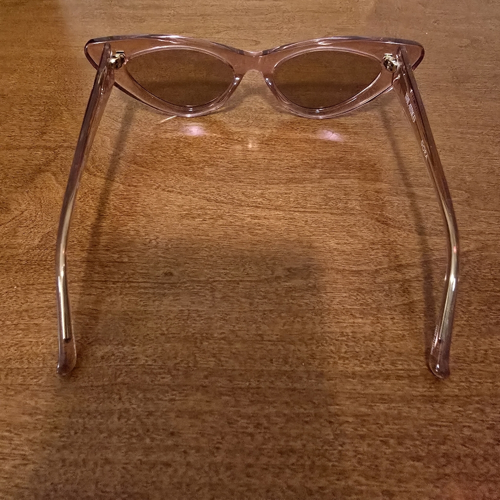 NEW The Attico x LINDA FARROW Dora Sunglasses in Pink - Picture 14 of 16